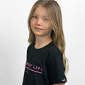 Picture of Signature T-Shirt - Black with Pink Print